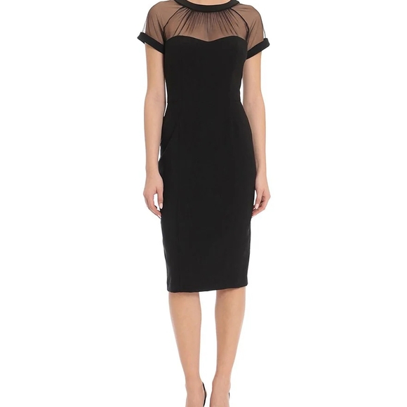 Elegant Black Sheath Dress
